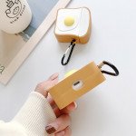 Wholesale Cute Design Cartoon Silicone Cover Skin for Airpod (1 / 2) Charging Case (Toast)